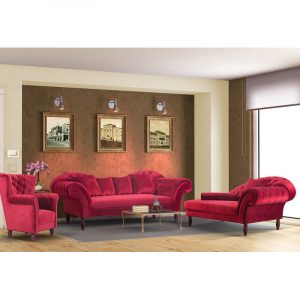 Četvorosed, sofa, fotelja i tabure Napoli
