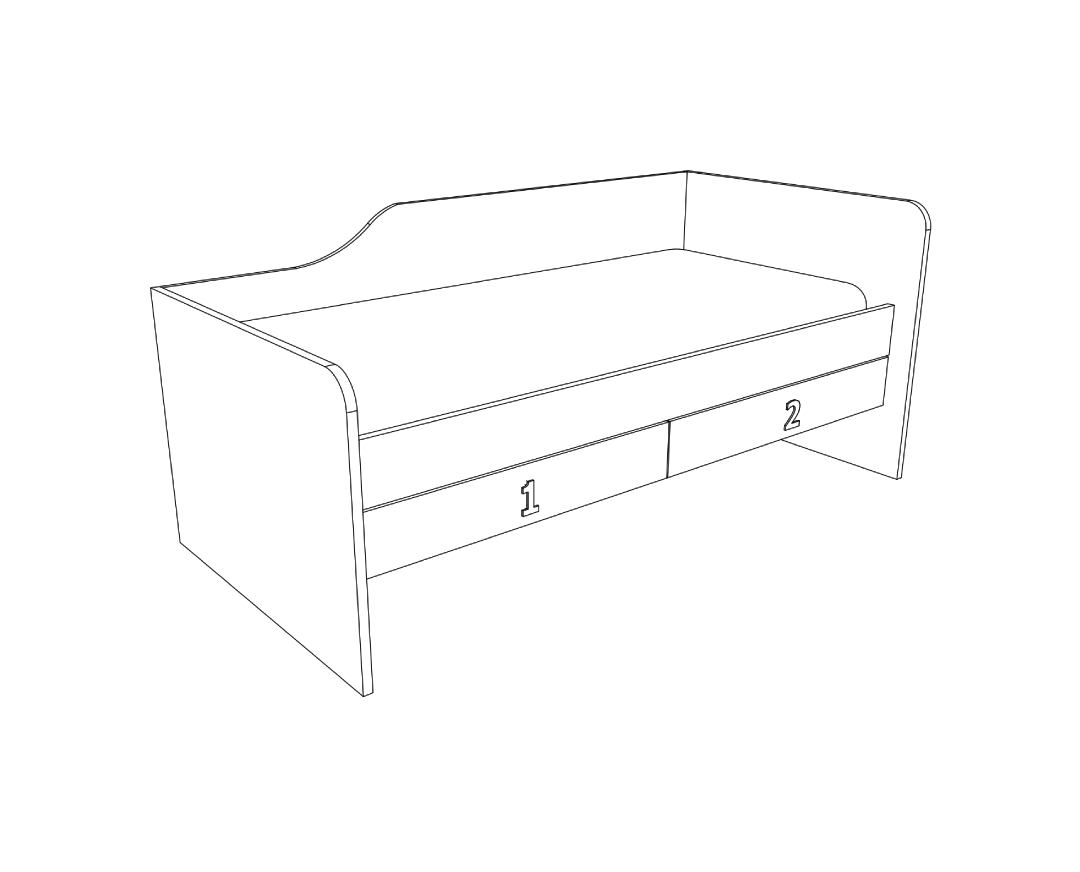 NUMERO Krevet 90 2F - Slika 4