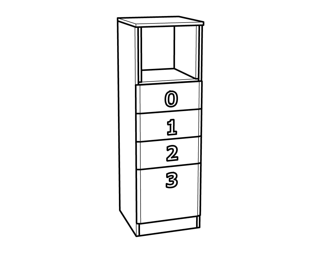NUMERO Komoda 4F Niša - Slika 4